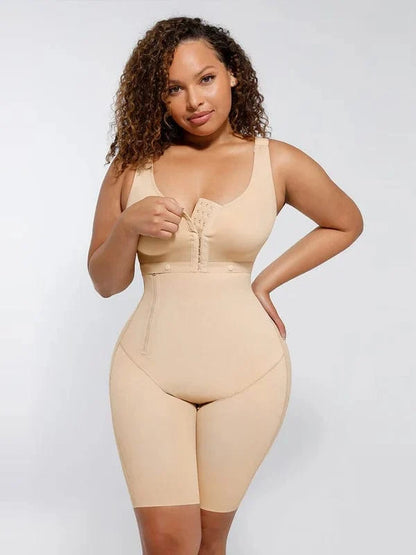 High Compression Postoperative Shapewear Bodysuit with Side Zipper