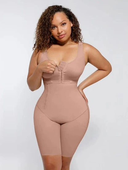 High Compression Postoperative Shapewear Bodysuit with Side Zipper