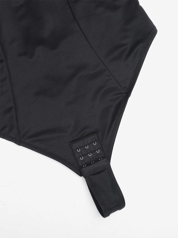 Deep V-Neck Tummy Control Shapewear Bodysuit