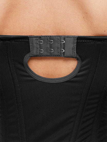 Deep V-Neck Tummy Control Shapewear Bodysuit