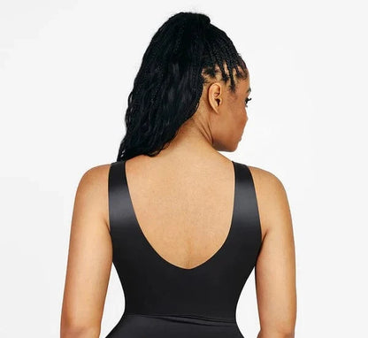 Deep V Neck Waist Slimming Shapewear Bodysuit