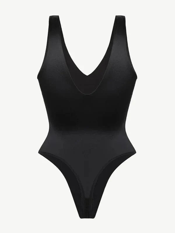 Deep V Neck Waist Slimming Shapewear Bodysuit