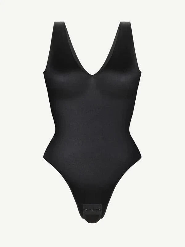 Deep V Neck Waist Slimming Shapewear Bodysuit