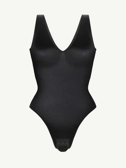 Deep V Neck Waist Slimming Shapewear Bodysuit