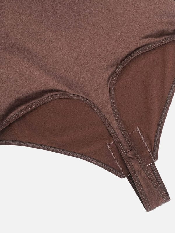 Deep V Neck Waist Slimming Shapewear Bodysuit