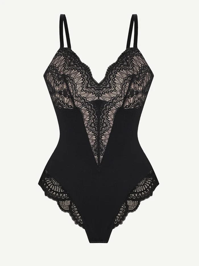 Elegant Lace Tummy Control Shapewear Bodysuit
