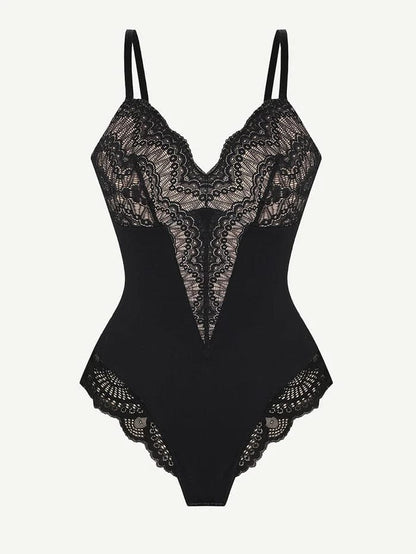 Elegant Lace Tummy Control Shapewear Bodysuit