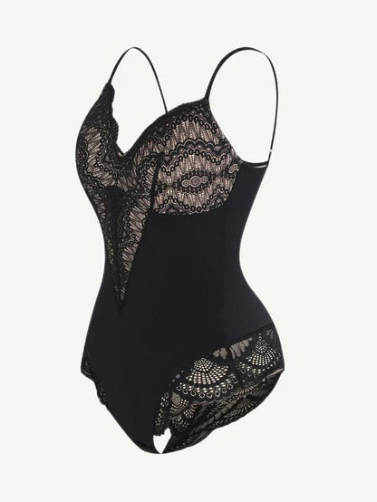 Elegant Lace Tummy Control Shapewear Bodysuit
