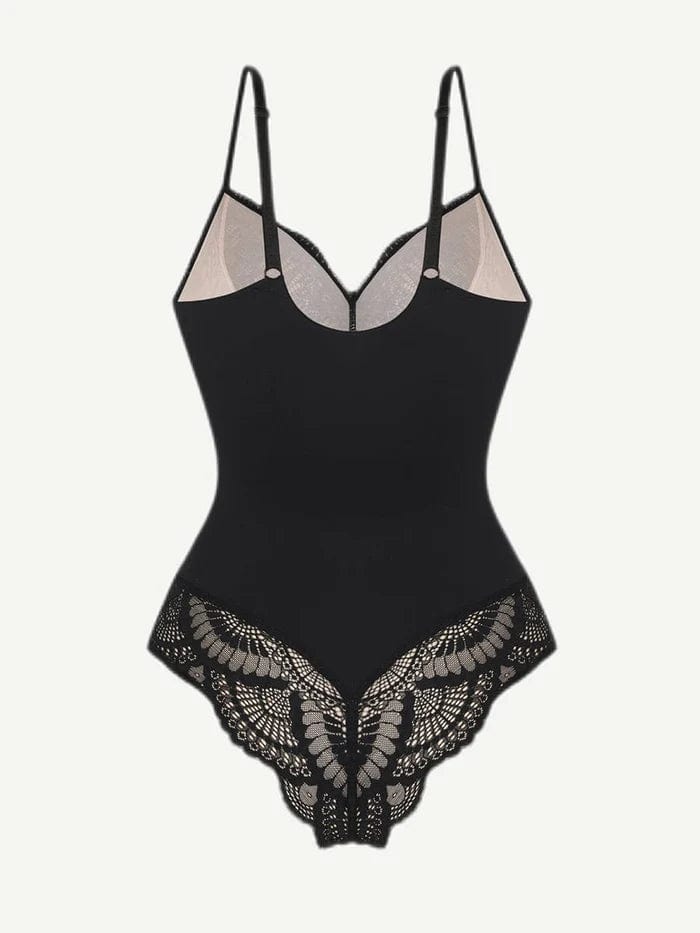 Elegant Lace Tummy Control Shapewear Bodysuit