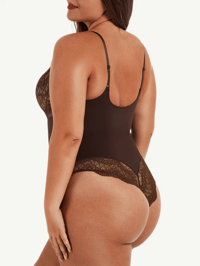 Elegant Lace Tummy Control Shapewear Bodysuit