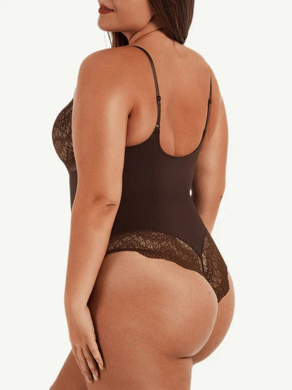 Elegant Lace Tummy Control Shapewear Bodysuit