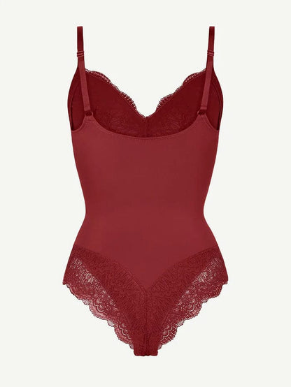 Elegant Lace Tummy Control Shapewear Bodysuit