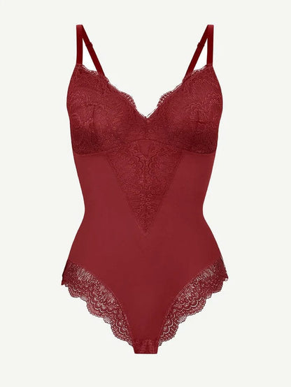 Elegant Lace Tummy Control Shapewear Bodysuit