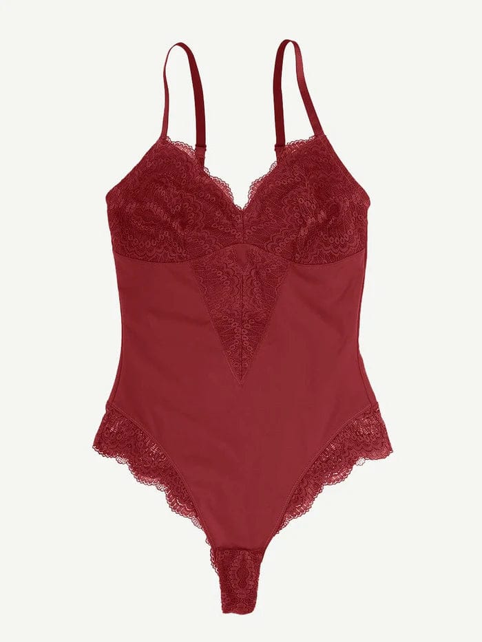 Elegant Lace Tummy Control Shapewear Bodysuit