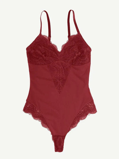 Elegant Lace Tummy Control Shapewear Bodysuit