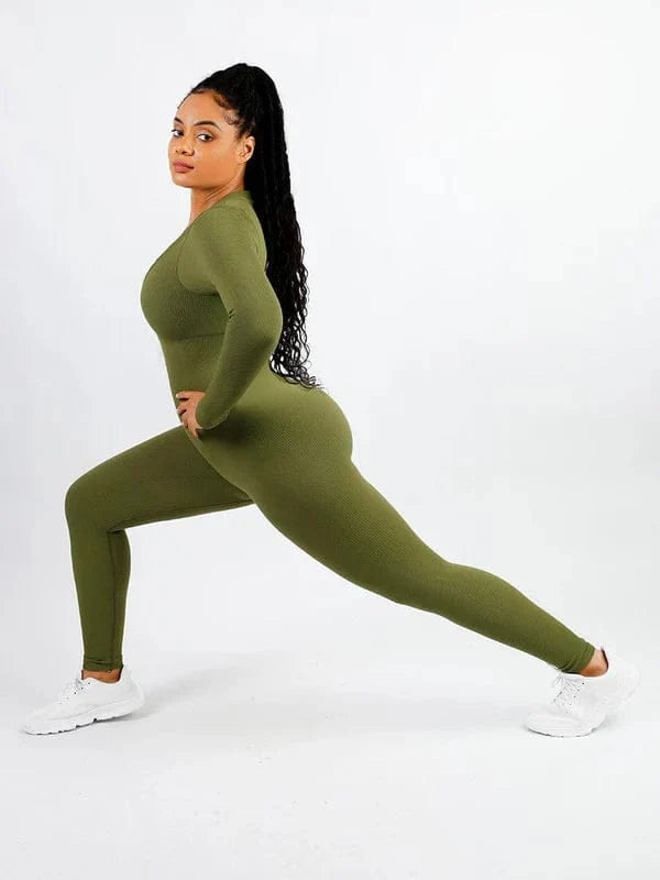 Full Body Bodysuit Deep V High Elastic Shaping Jumpsuit