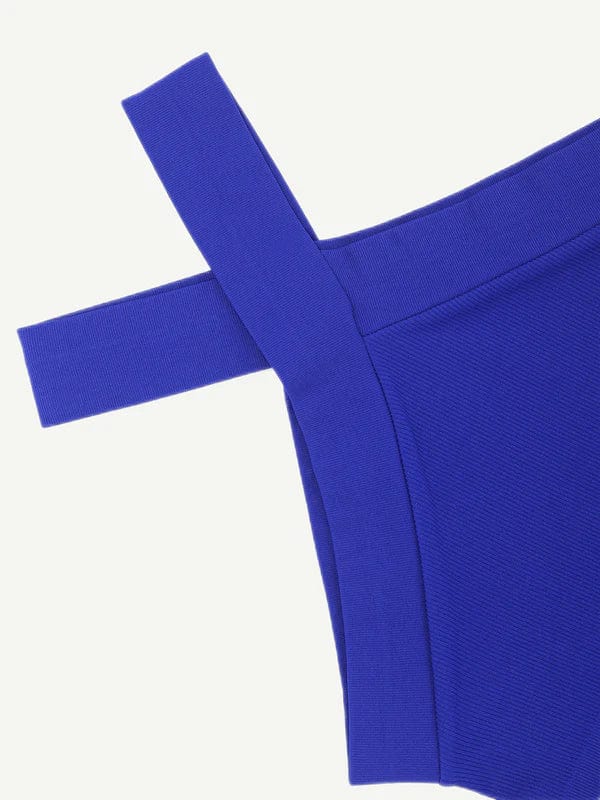 Halter Neck Criss-Cross Seamless Shapewear Bodysuit