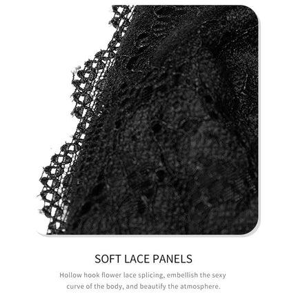 Lace Bum Lifting Shaping Bodysuit with Built-In Bra and Hip Pads
