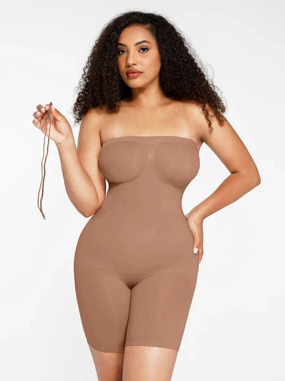 Sculpting Seamless Tummy Control Strapless Shapewear Bodysuit