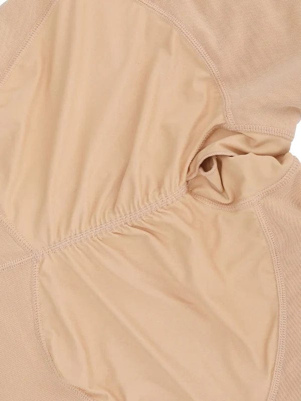 Long Sleeve Shapewear Bodysuit with U-Shape Bust Support