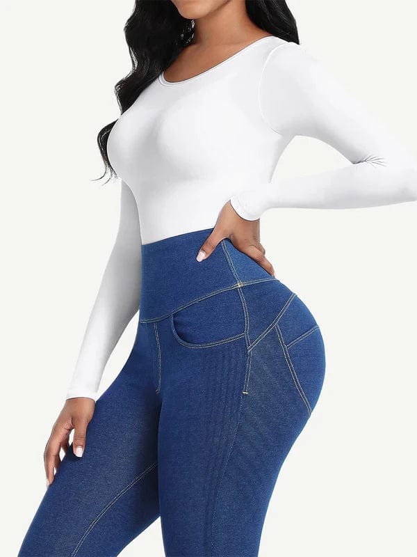 Long Sleeve Slimming Shapewear Bodysuit
