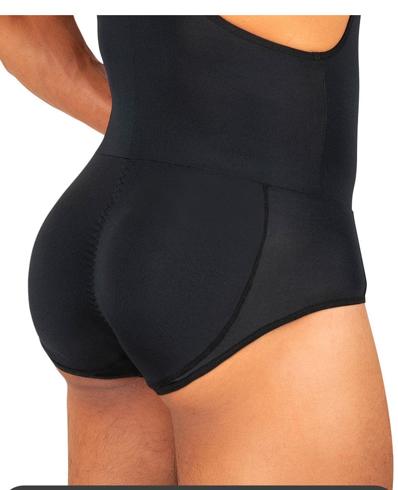 Men's One Piece Compression Hip Lifting Bodysuit Brief