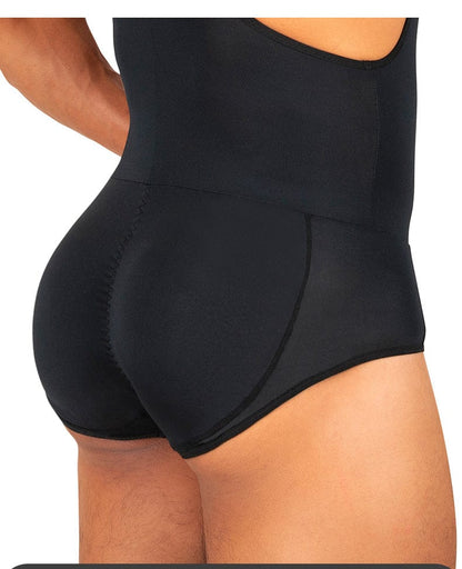 Men's One Piece Compression Hip Lifting Bodysuit Brief