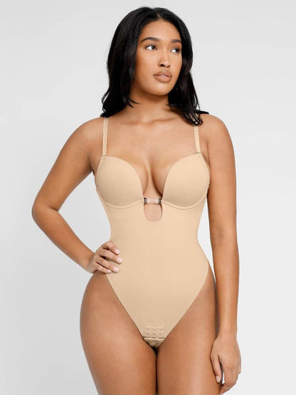 One Piece Thong Low Back Shapewear Bodysuit