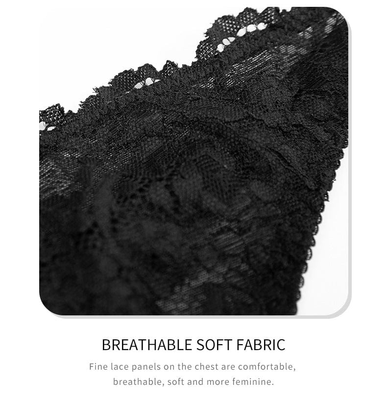 One Piece Lace Shaping Bodysuit for Tummy Control