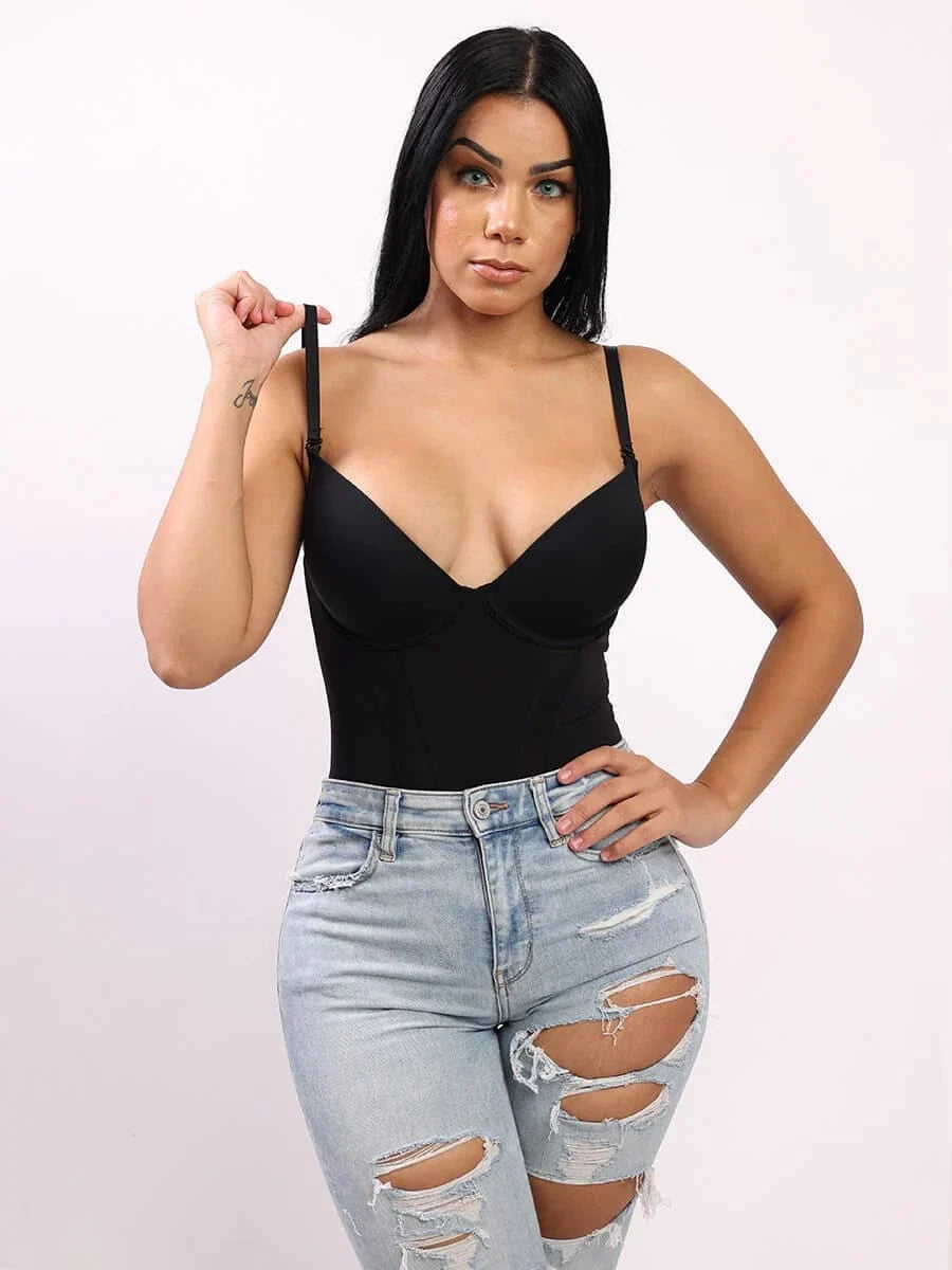 One Piece Low Back Tummy Control Shaper Bodysuit