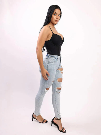 One Piece Low Back Tummy Control Shaper Bodysuit