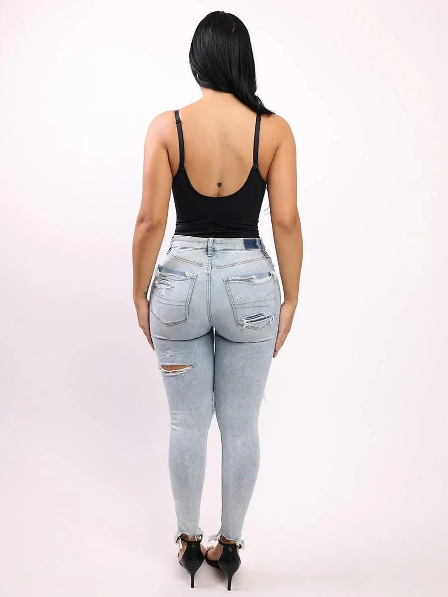 One Piece Low Back Tummy Control Shaper Bodysuit