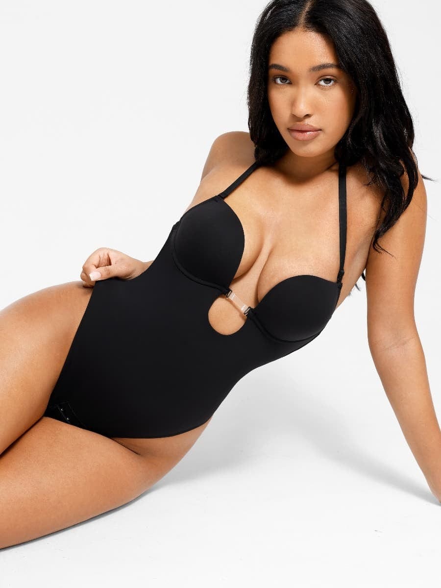 One Piece Thong Low Back Shapewear Bodysuit