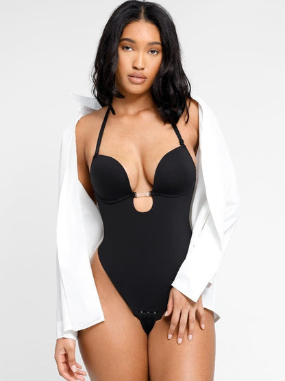 One Piece Thong Low Back Shapewear Bodysuit