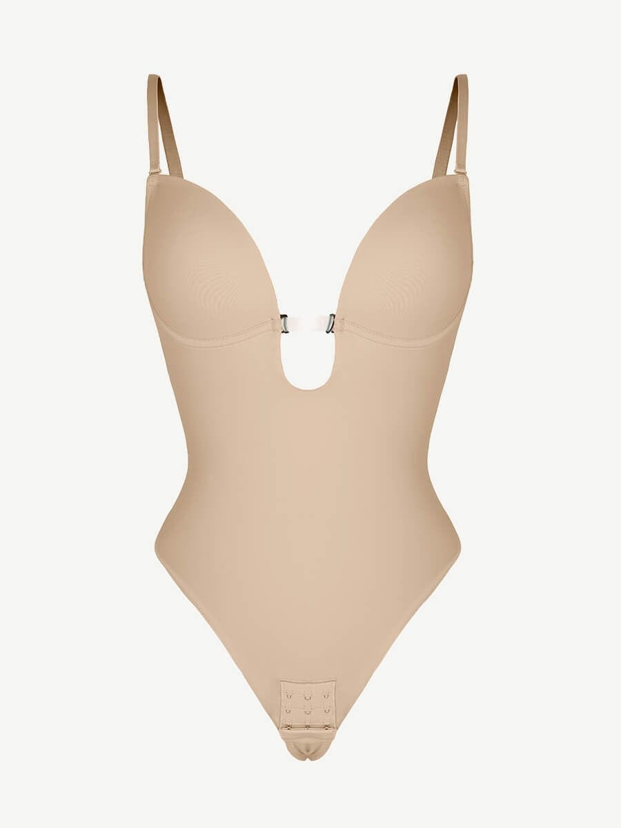 One Piece Thong Low Back Shapewear Bodysuit