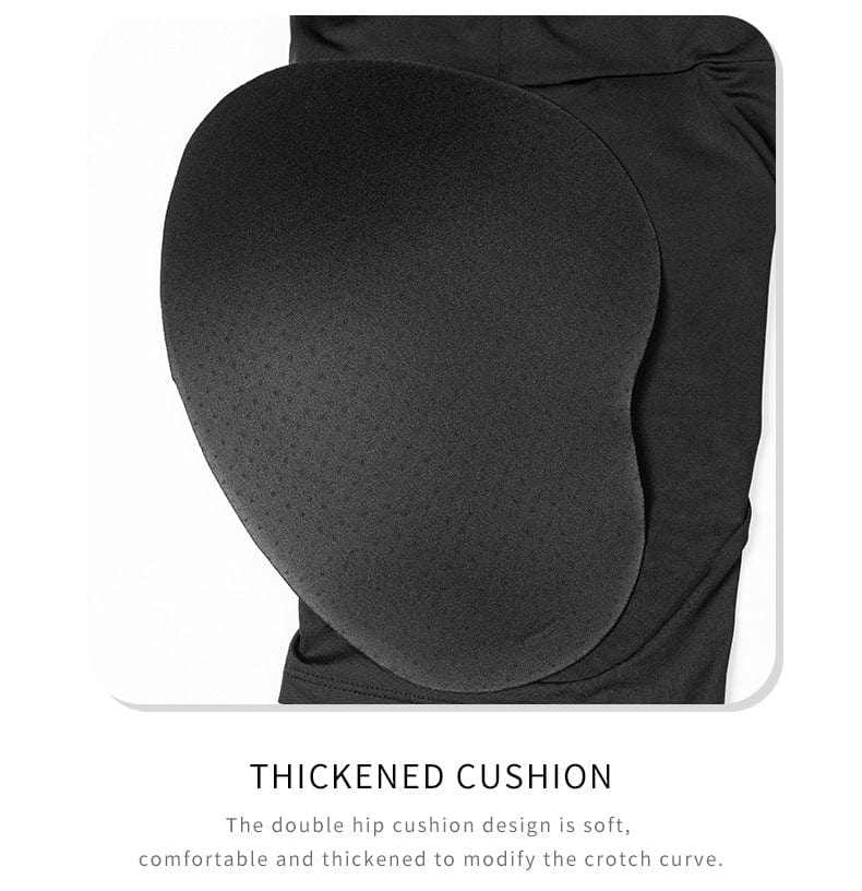 Open Bust Bodysuit Shapewear with Removable Hip Pads