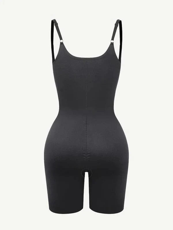 Open Bust Plus Size Tummy Control Shapewear Bodysuit