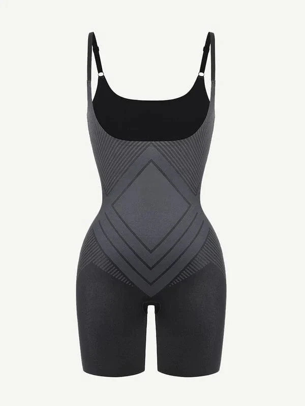 Open Bust Plus Size Tummy Control Shapewear Bodysuit