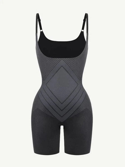 Open Bust Plus Size Tummy Control Shapewear Bodysuit