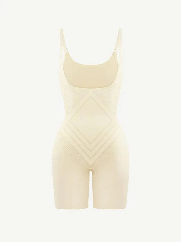 Open Bust Plus Size Tummy Control Shapewear Bodysuit