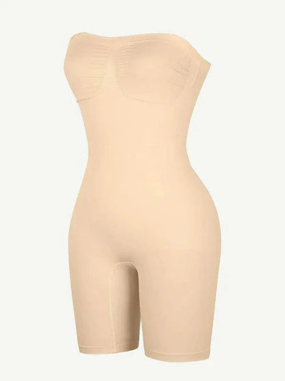 Sculpting Seamless Tummy Control Strapless Shapewear Bodysuit