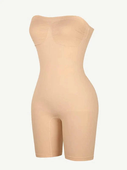 Sculpting Seamless Tummy Control Strapless Shapewear Bodysuit