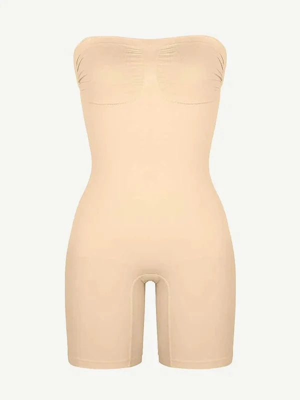 Sculpting Seamless Tummy Control Strapless Shapewear Bodysuit