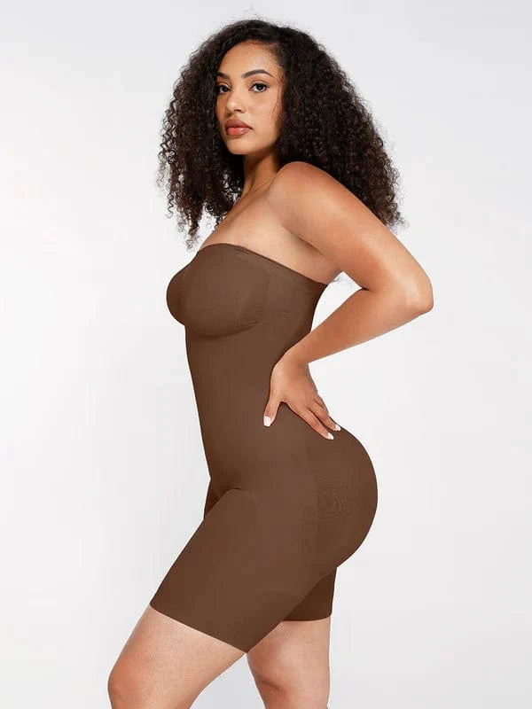 Sculpting Seamless Tummy Control Strapless Shapewear Bodysuit