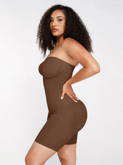 Sculpting Seamless Tummy Control Strapless Shapewear Bodysuit