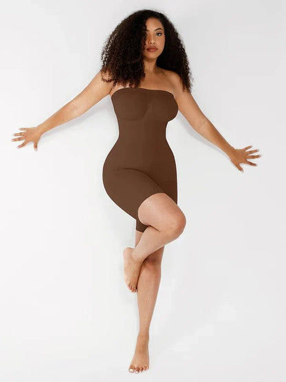 Sculpting Seamless Tummy Control Strapless Shapewear Bodysuit