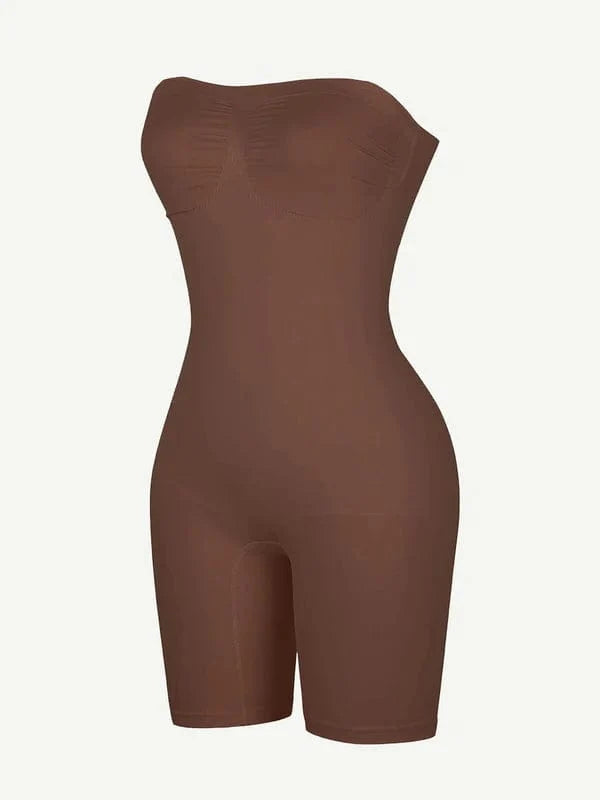 Sculpting Seamless Tummy Control Strapless Shapewear Bodysuit