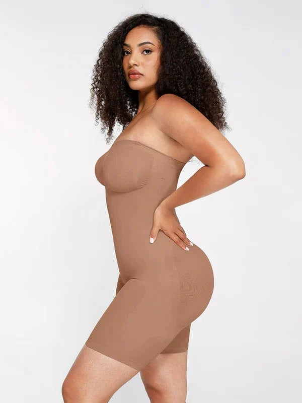 Sculpting Seamless Tummy Control Strapless Shapewear Bodysuit