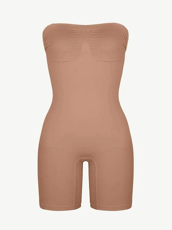 Sculpting Seamless Tummy Control Strapless Shapewear Bodysuit