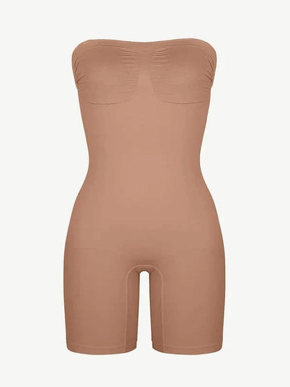 Sculpting Seamless Tummy Control Strapless Shapewear Bodysuit